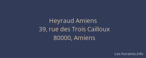 Heyraud Amiens