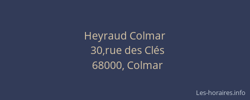 Heyraud Colmar