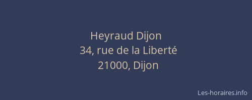 Heyraud Dijon