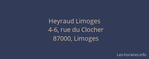 Heyraud Limoges