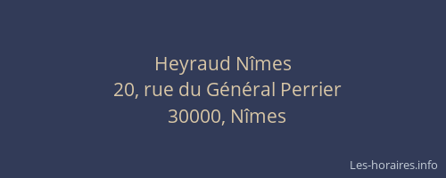 Heyraud Nîmes