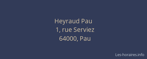 Heyraud Pau