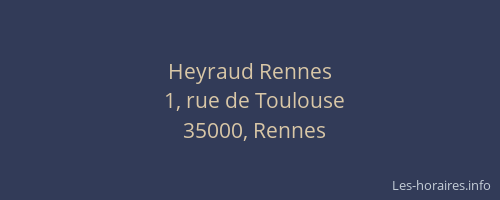 Heyraud Rennes