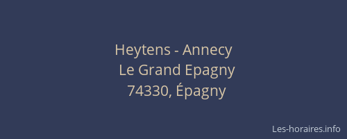 Heytens - Annecy