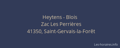 Heytens - Blois