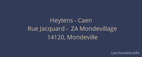 Heytens - Caen