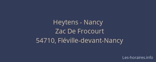 Heytens - Nancy