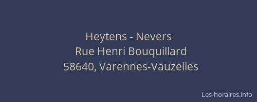 Heytens - Nevers