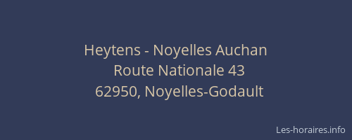 Heytens - Noyelles Auchan
