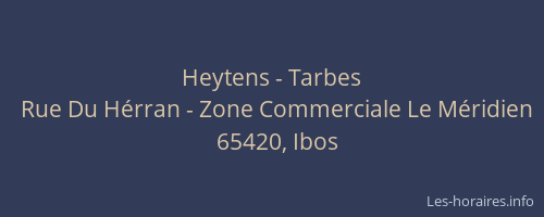 Heytens - Tarbes