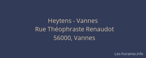 Heytens - Vannes