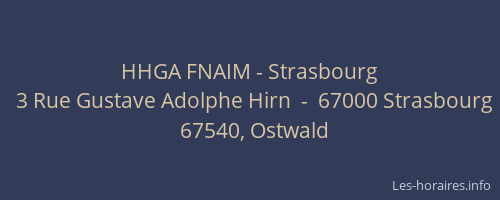 HHGA FNAIM - Strasbourg