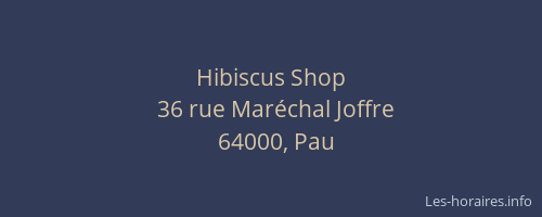 Hibiscus Shop