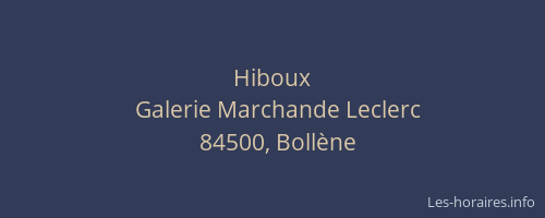 Hiboux