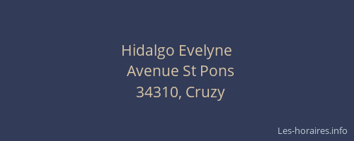 Hidalgo Evelyne