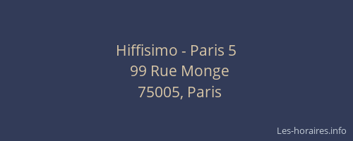 Hiffisimo - Paris 5