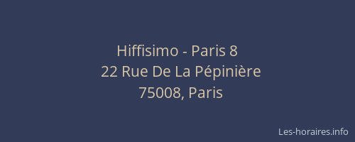 Hiffisimo - Paris 8