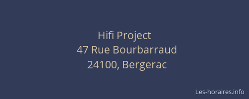 Hifi Project
