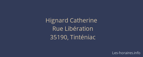 Hignard Catherine
