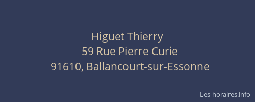 Higuet Thierry