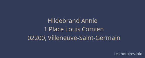 Hildebrand Annie