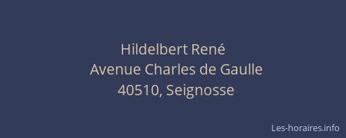 Hildelbert Ren&eacute;