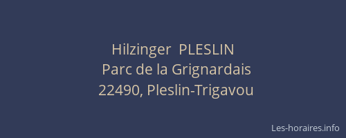 Hilzinger  PLESLIN