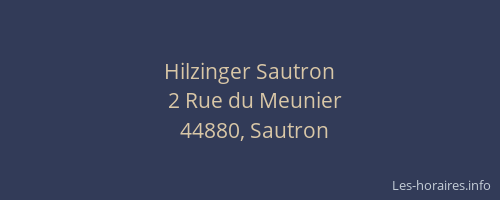 Hilzinger Sautron