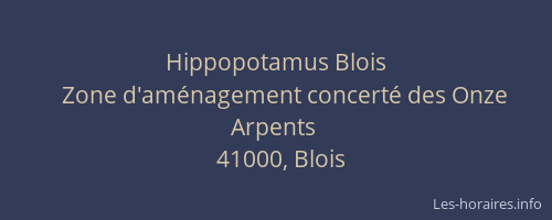 Hippopotamus Blois
