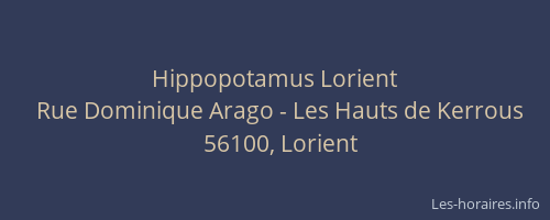 Hippopotamus Lorient