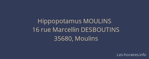 Hippopotamus MOULINS