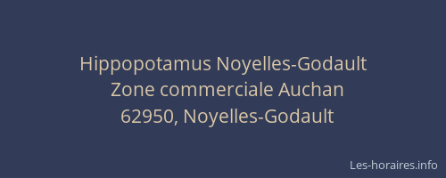 Hippopotamus Noyelles-Godault