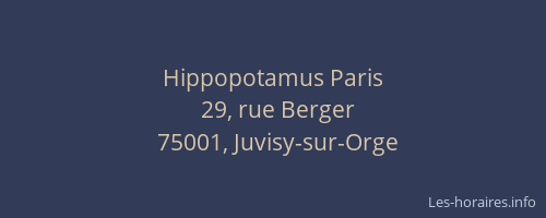 Hippopotamus Paris