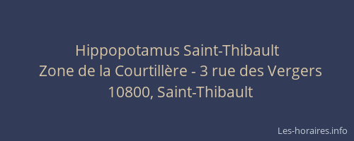 Hippopotamus Saint-Thibault