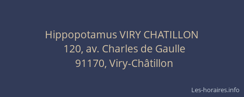 Hippopotamus VIRY CHATILLON