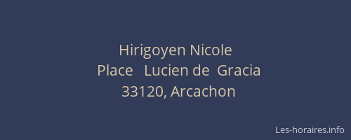 Hirigoyen Nicole