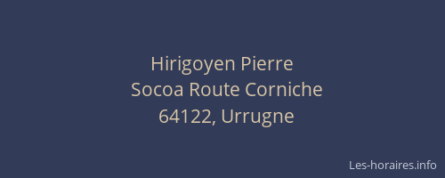 Hirigoyen Pierre