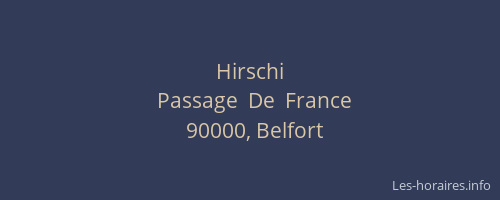 Hirschi
