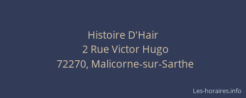 Histoire D'Hair