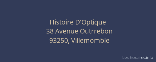 Histoire D'Optique