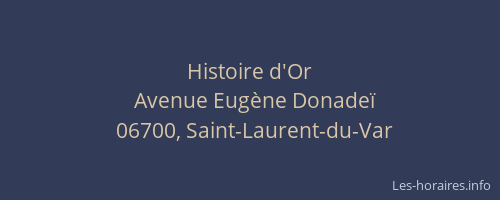 Histoire d'Or