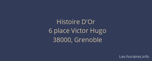 Histoire D'Or