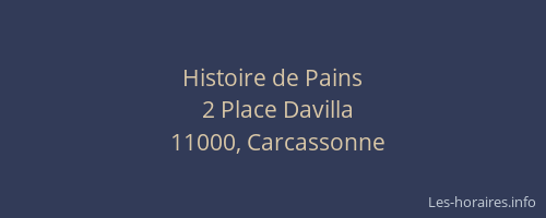 Histoire de Pains