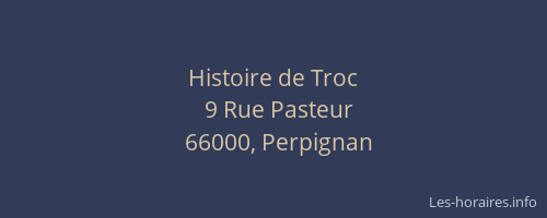 Histoire de Troc