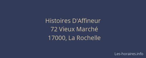 Histoires D'Affineur
