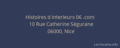 Histoires d interieurs 06 .com