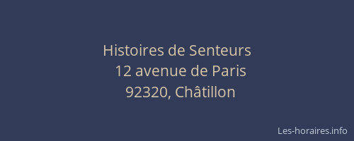 Histoires de Senteurs