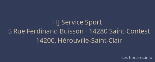 HJ Service Sport