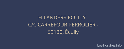 H.LANDERS ECULLY
