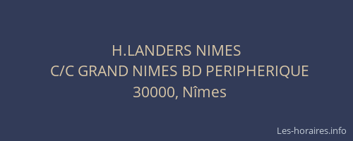 H.LANDERS NIMES